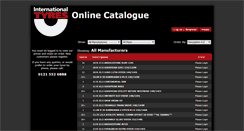 Desktop Screenshot of orders.internationaltyres.com